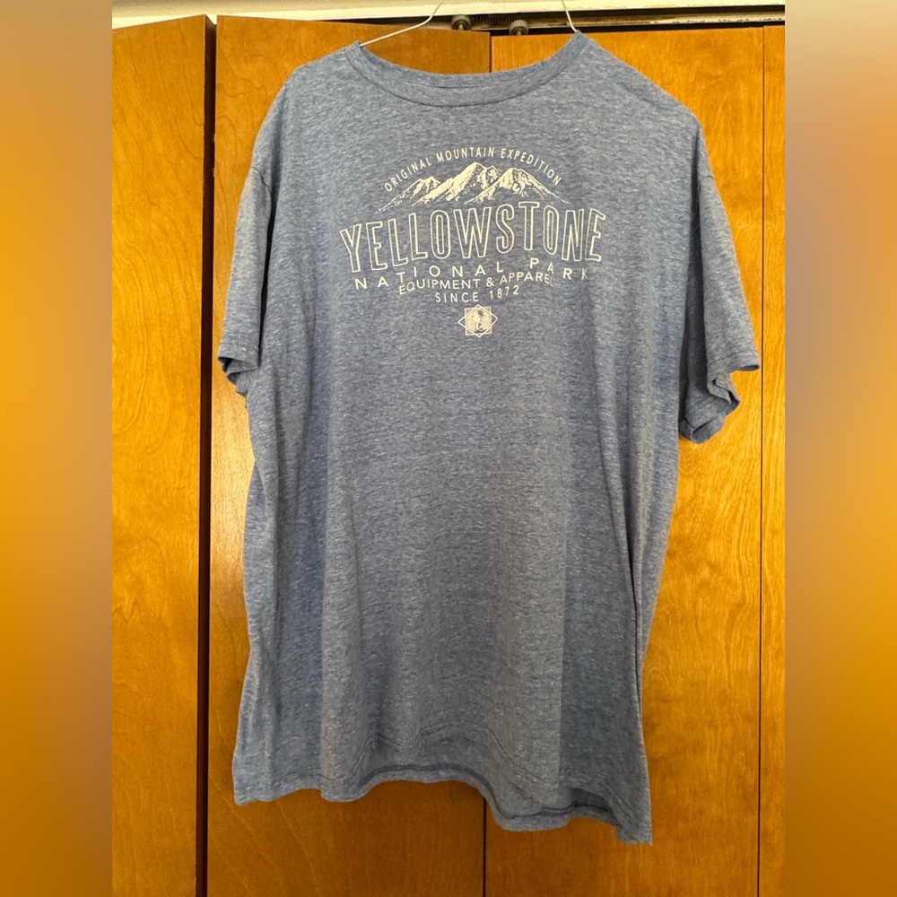 CLEARANCE Blue Yellowstone Graphic T-Shirt